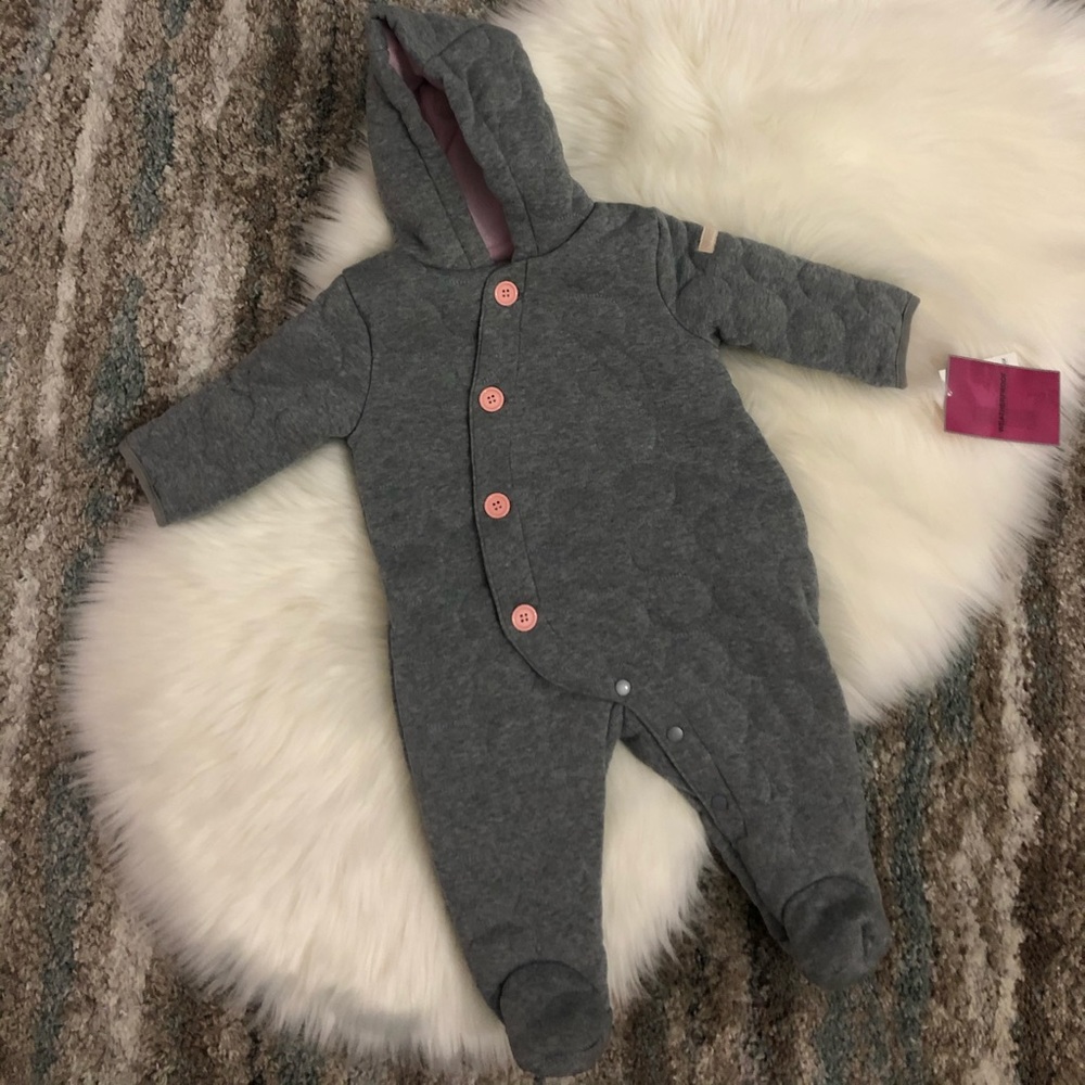 Brand new baby girl quilted one piece